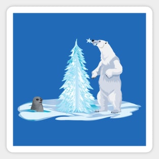 Arctic Holiday Magnet